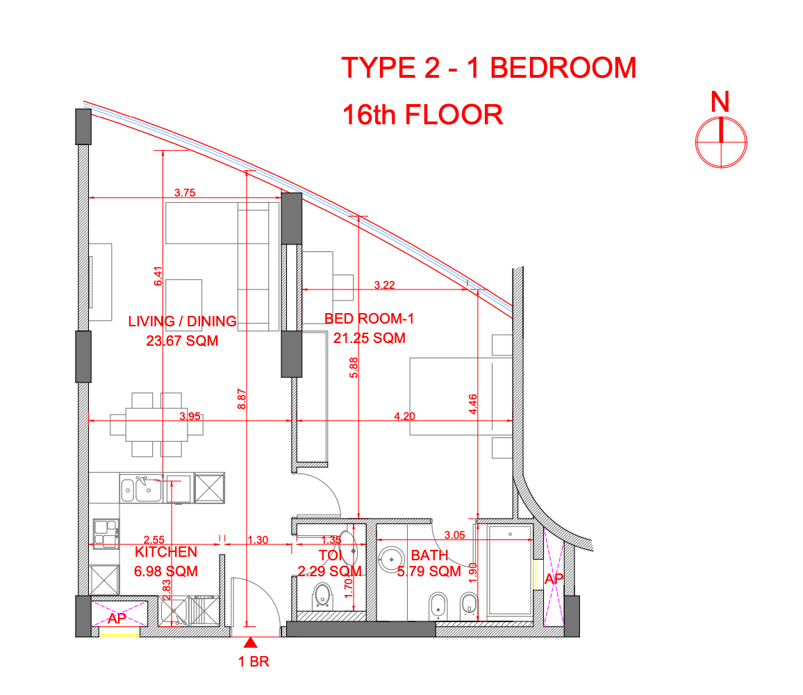 1 bhk for rent in bahrain